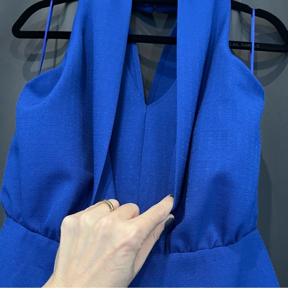 NWT Glam Royal Blue Romper—Size Large - Picture 3 of 8